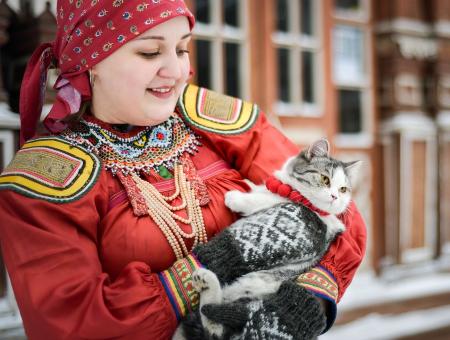 Ryazan cat Efrosinya became a museum curator